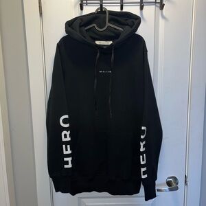 1017 ALYX 9SM Oversized Graphic Logo Print Hoodie